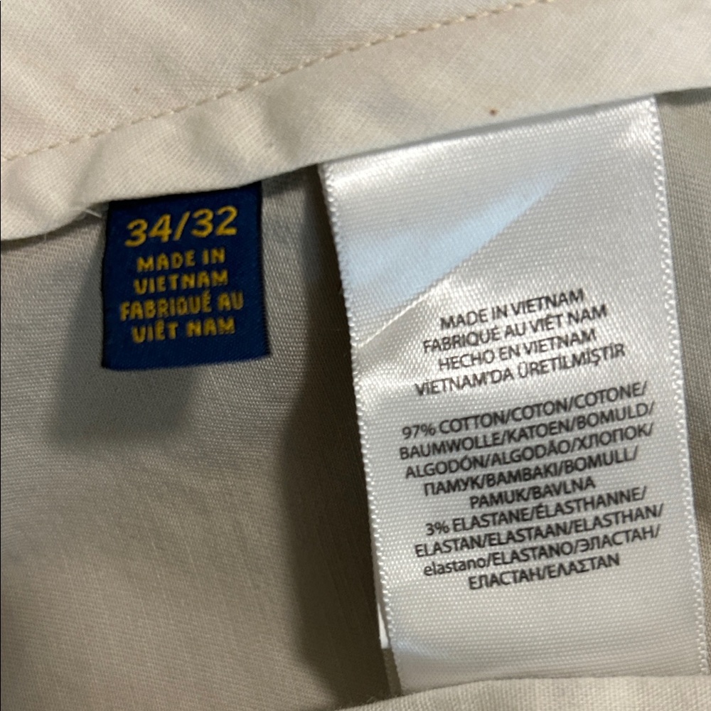 Polo Ralph Lauren stretch classic fit khaki pants Size 34 x 32 - Picture 5 of 7